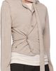 LEMAIRE LEMAIRE Beige Scarf Twisted Cardigan - 2