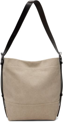 LEMAIRE LEMAIRE Beige Small Belted Tote