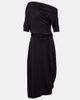 Lemaire Lemaire Belted asymmetric midi dress - 1