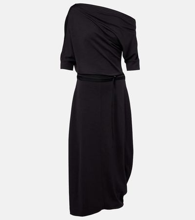 Lemaire Lemaire Belted asymmetric midi dress