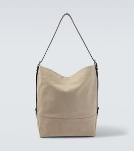 Lemaire Lemaire Belted canvas tote bag