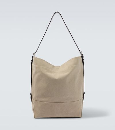 Lemaire Lemaire Belted canvas tote bag