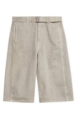 Lemaire Lemaire Belted Denim Bermuda Shorts
