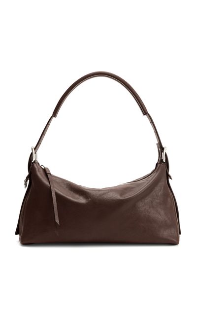 Lemaire Lemaire Belted Leather Baguette Bag Brown OS