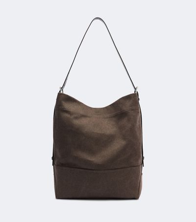 Lemaire Lemaire Belted Medium cotton canvas tote bag