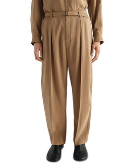 Lemaire Lemaire Belted Relaxed Fit Silk Blend 31.3 Pants