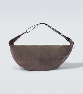 Lemaire Lemaire Belted suede shoulder bag