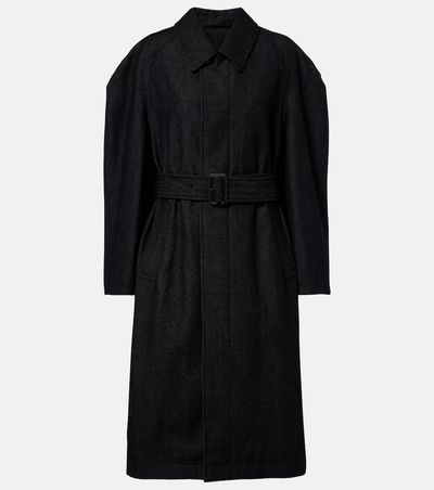 Lemaire Lemaire Belted wool and cotton twill coat