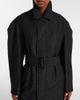 Lemaire Lemaire Belted wool and cotton twill coat - 5