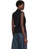 LEMAIRE LEMAIRE Black Asymmetrical Cardigan - 3