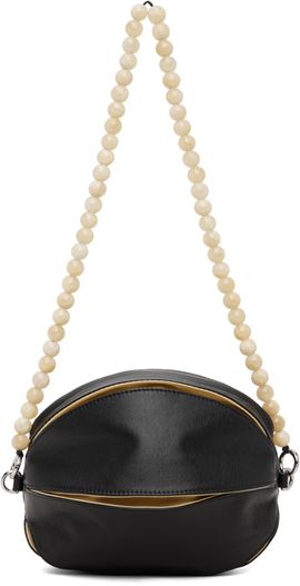 LEMAIRE LEMAIRE Black Balloon Slits Shoulder Bag