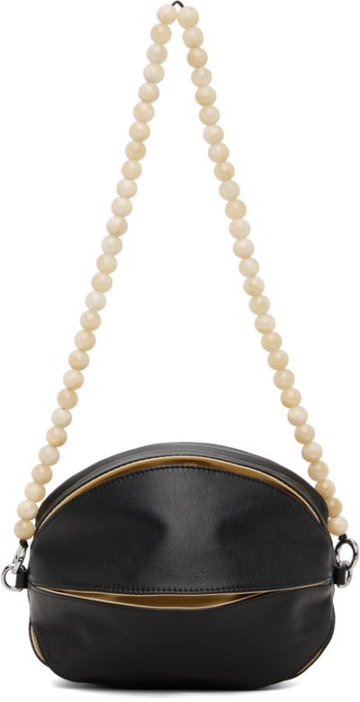 LEMAIRE LEMAIRE Black Balloon Slits Shoulder Bag