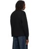 LEMAIRE LEMAIRE Black Boat-Neck Double-Face Virgin Wool Sweater - 3