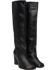 LEMAIRE LEMAIRE Black Crease Sleeve Tall Boots - 4