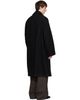LEMAIRE LEMAIRE Black Double-Breasted Wool & Alpaca Coat - 3