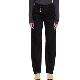 LEMAIRE LEMAIRE Black Five Pockets Twisted Jeans