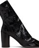LEMAIRE LEMAIRE Black Glove 80 Ankle Boots - 1