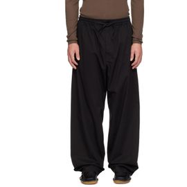 LEMAIRE LEMAIRE Black Light Cotton Twill Pyjama Trousers