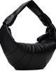 LEMAIRE LEMAIRE Black Mini Fortune Croissant Leather Bag - 3