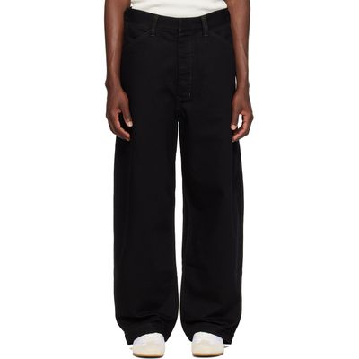 LEMAIRE LEMAIRE Black Oversized Workwear Jeans