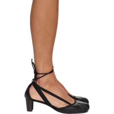 LEMAIRE LEMAIRE Black Pedille Ballerina 55mm Heels