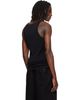 LEMAIRE LEMAIRE Black Ribbed Jersey Tank Top - 3