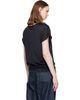 LEMAIRE LEMAIRE Black Short Sleeve Foulard Top - 3