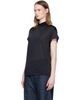 LEMAIRE LEMAIRE Black Short Sleeve Foulard Top - 4