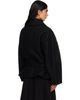 LEMAIRE LEMAIRE Black Short Wrap Coat - 3