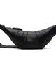 LEMAIRE LEMAIRE Black Small Croissant Leather Bag - 1