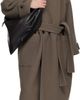 LEMAIRE LEMAIRE Black Small Scarf Extended Handle Bag - 4