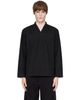 LEMAIRE LEMAIRE Black V-Neck Top - 1