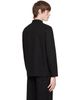 LEMAIRE LEMAIRE Black V-Neck Top - 3