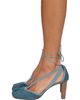 LEMAIRE LEMAIRE Blue Pedille Ballerina 80mm Heels - 3