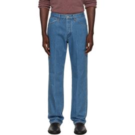 LEMAIRE LEMAIRE Blue Straight Leg Five Pocket Jeans