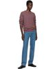 LEMAIRE LEMAIRE Blue Straight Leg Five Pocket Jeans - 4