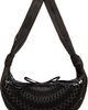 LEMAIRE LEMAIRE Brown & Black Croissant Filt Bag - 1