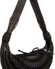 LEMAIRE LEMAIRE Brown & Black Croissant Filt Bag - 2