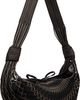 LEMAIRE LEMAIRE Brown & Black Croissant Filt Bag - 3
