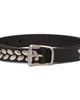 LEMAIRE LEMAIRE Brown Almond Stud 20 MM Belt - 1