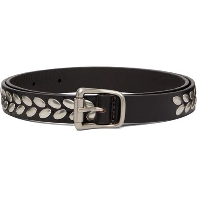 LEMAIRE LEMAIRE Brown Almond Stud 20 MM Belt