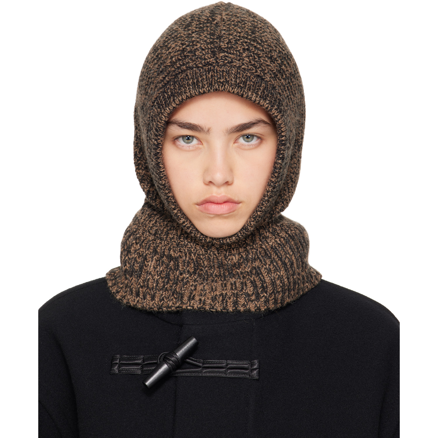 LEMAIRE ルメール　バラクラバ　ブラウン LEMAIRE HOOD LAMBSWOOL バラクラバ カーキ ルメール LEMAIRE 【公式通販】