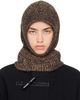 LEMAIRE LEMAIRE Brown Alpaca & Yak Blend Balaclava - 1