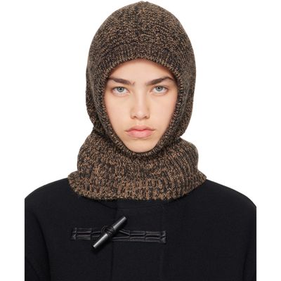 LEMAIRE LEMAIRE Brown Alpaca & Yak Blend Balaclava