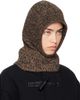 LEMAIRE LEMAIRE Brown Alpaca & Yak Blend Balaclava - 2