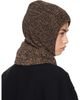 LEMAIRE LEMAIRE Brown Alpaca & Yak Blend Balaclava - 3