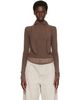 LEMAIRE LEMAIRE Brown Ballerina Scarf Blouse - 1