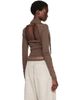 LEMAIRE LEMAIRE Brown Ballerina Scarf Blouse - 3
