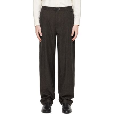 LEMAIRE LEMAIRE Brown Belted Loose Trousers