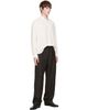 LEMAIRE LEMAIRE Brown Belted Loose Trousers - 4